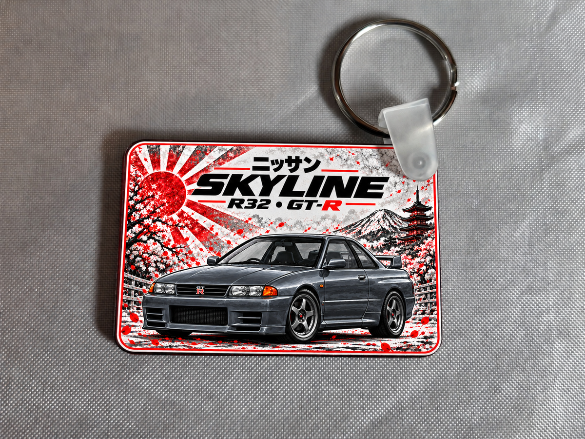 Nissan skyline R32 GTR keyring - 1 key ring _ Free UK Postage