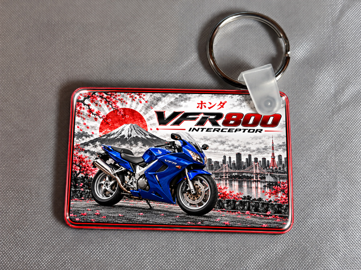 Honda VFR800 keyring - 1 key ring - Free Postage
