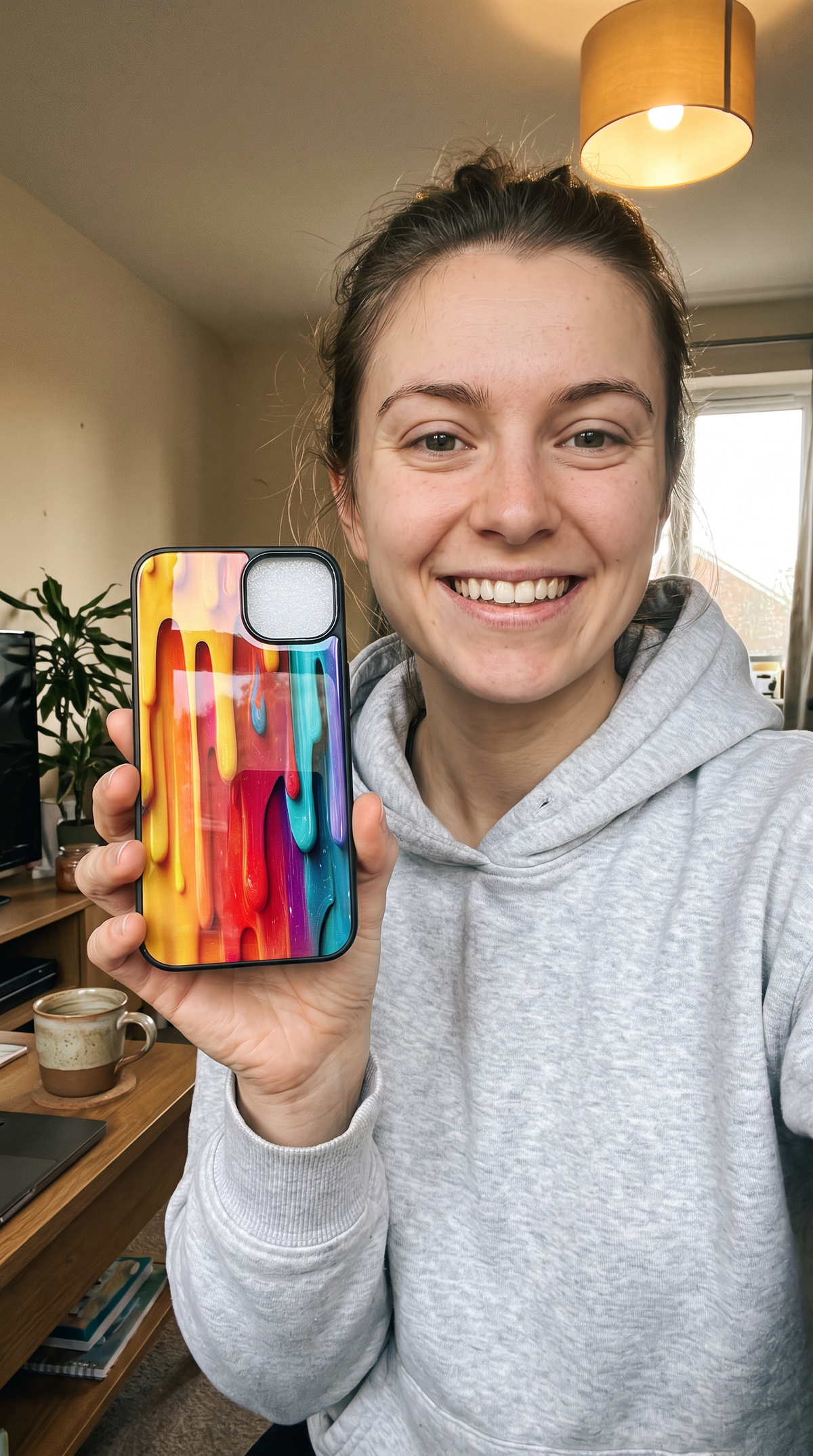 IPhone 14 paint drip Phone Back Case Cover- Free postage