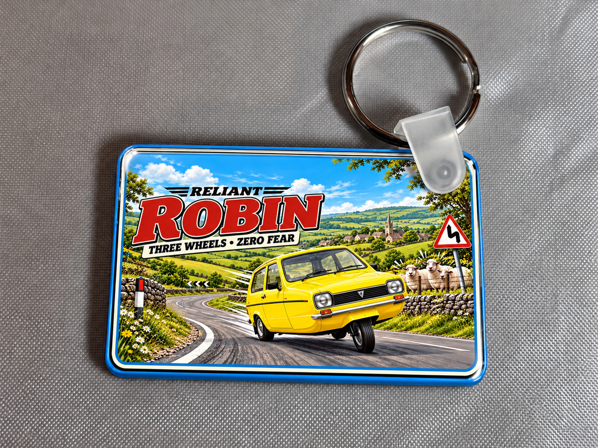 Reliant Robin - 1 key ring - Free postage