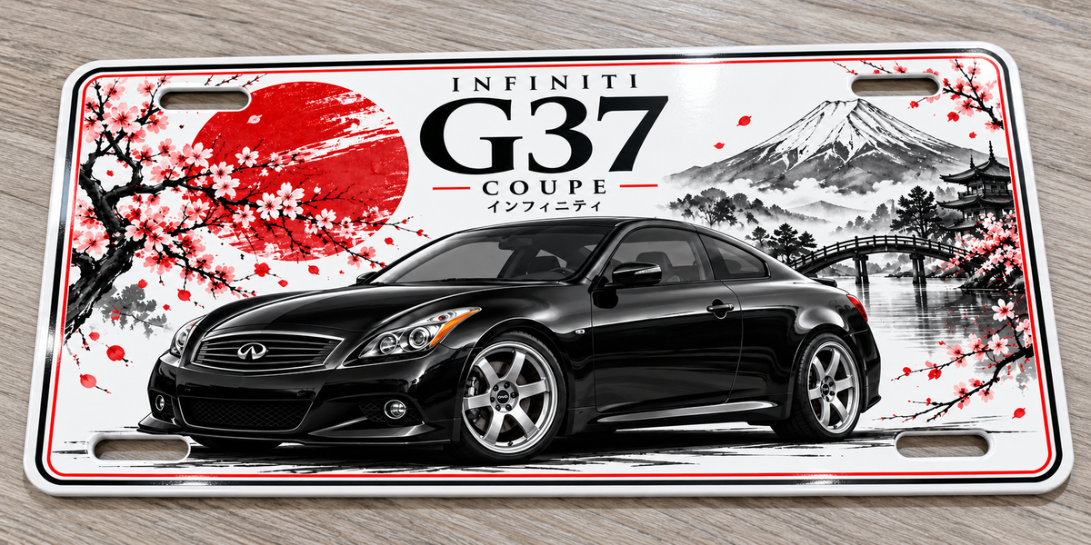 Infiniti G37 coupe , metal wall sign,Printed show plate - Free postage