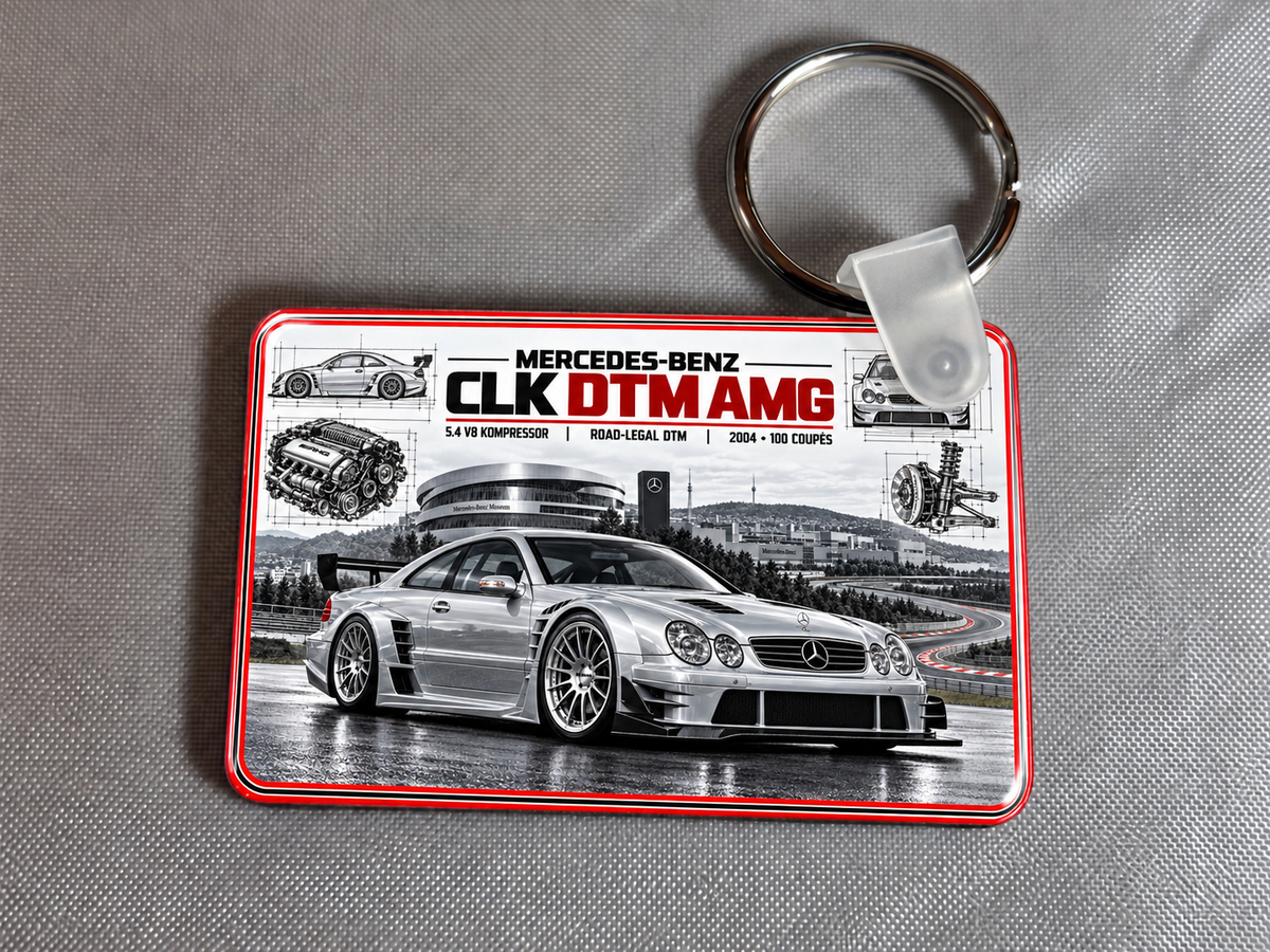 Mercedes-Benz CLK DTM AMG keyring - 1 key ring - Free Postage