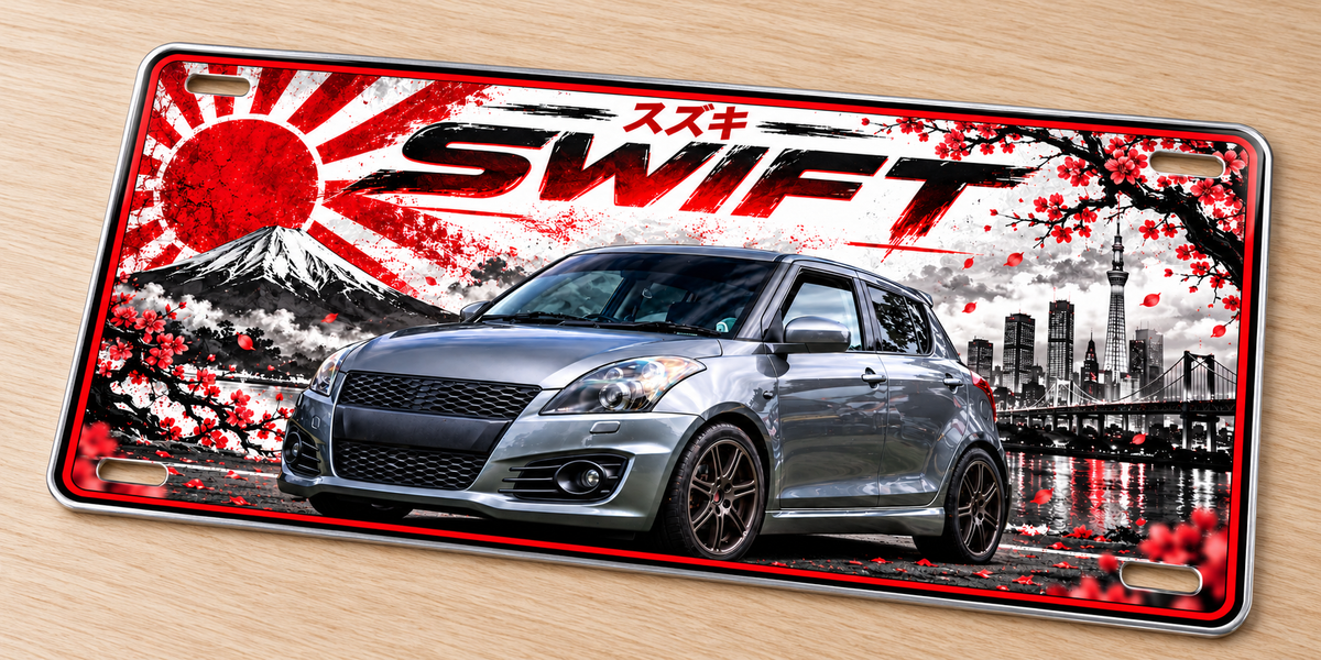 Suzuki Swift metal wall sign,Printed show plate - Free postage