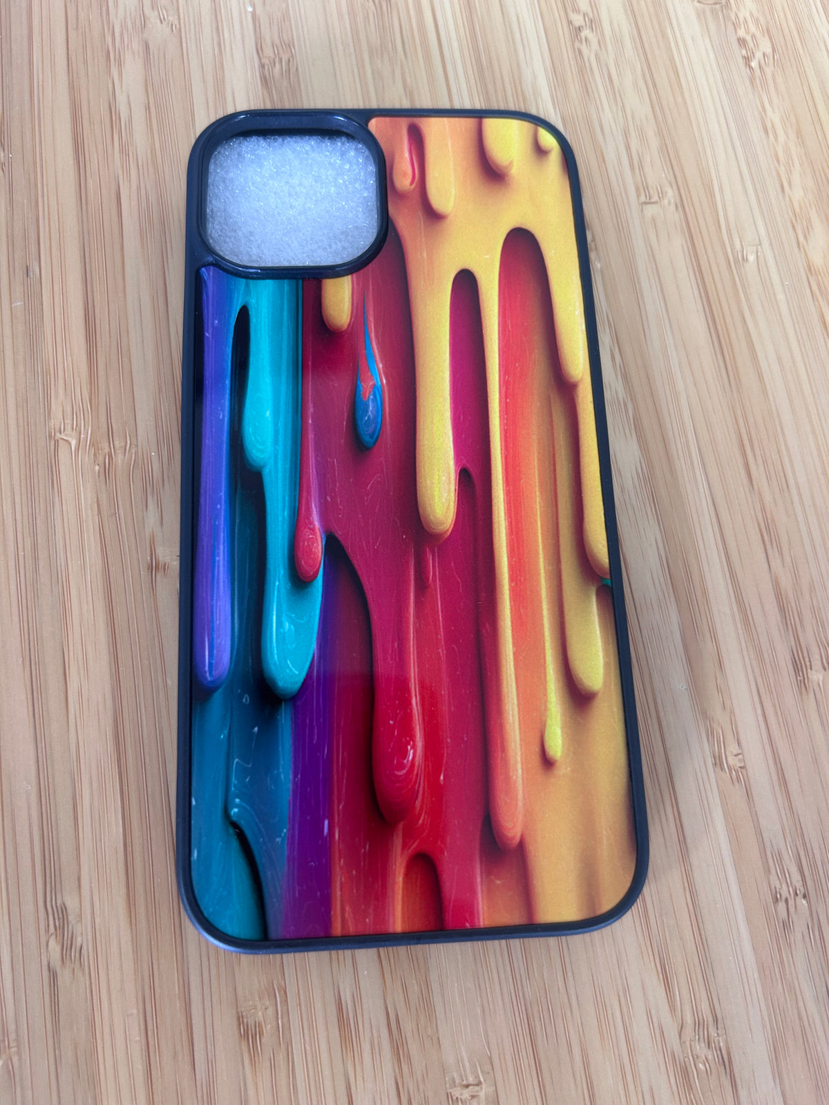 IPhone 14 paint drip Phone Back Case Cover- Free postage