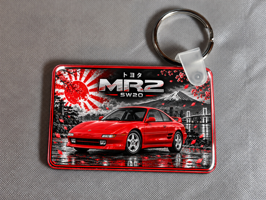 Toyota MR2 keyring - 1 key ring - Free Postage