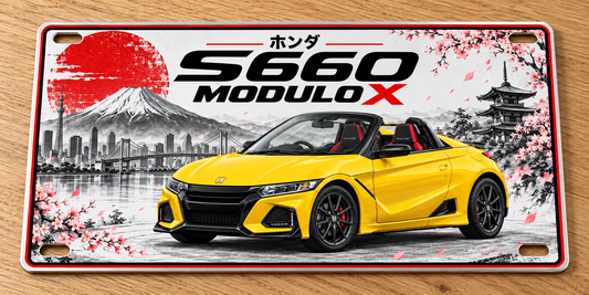 Honda S660  metal wall sign, glossy Printed show plate - Free Postage