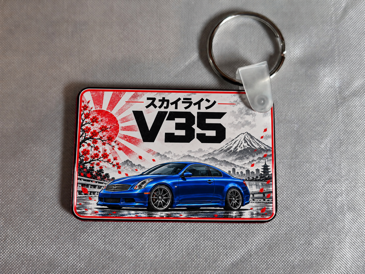 Nissan skyline V35 350GT  keyring - 1 key ring