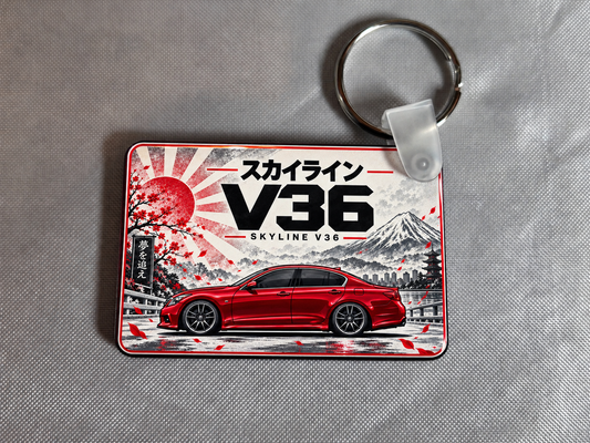 Nissan skyline V36 370GT 4 door  keyring - 1 key ring
