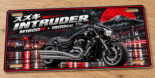 Suzuki intruder 1800cc  wall sign, glossy Printed show plate - Free Postage