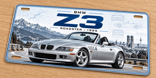 BMW Z3, metal wall sign,Glossy Printed show plate - Free postage