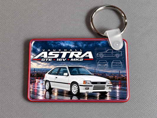 Vauxhall Astra GTE Mk2  - 1 key ring  - Free postage