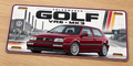 Volkswagen Golf Mk3 VR6 , metal wall sign,Printed show plate - Free postage