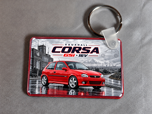Vauxhall Corsa GSi  keyring - 1 key ring  - Free Postage