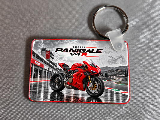 Ducati Panigale V4R  keyring - 1 key ring  - Free Postage