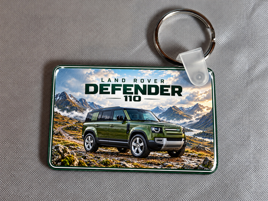 Land Rover defender 110 keyring - 1 key ring - Free postage