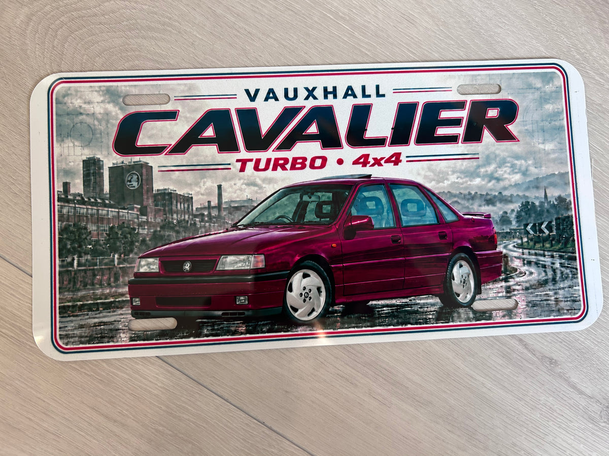 Vauxhall Cavalier 4x4 Turbo  metal wall sign, glossy Printed show plate - Free UK postage