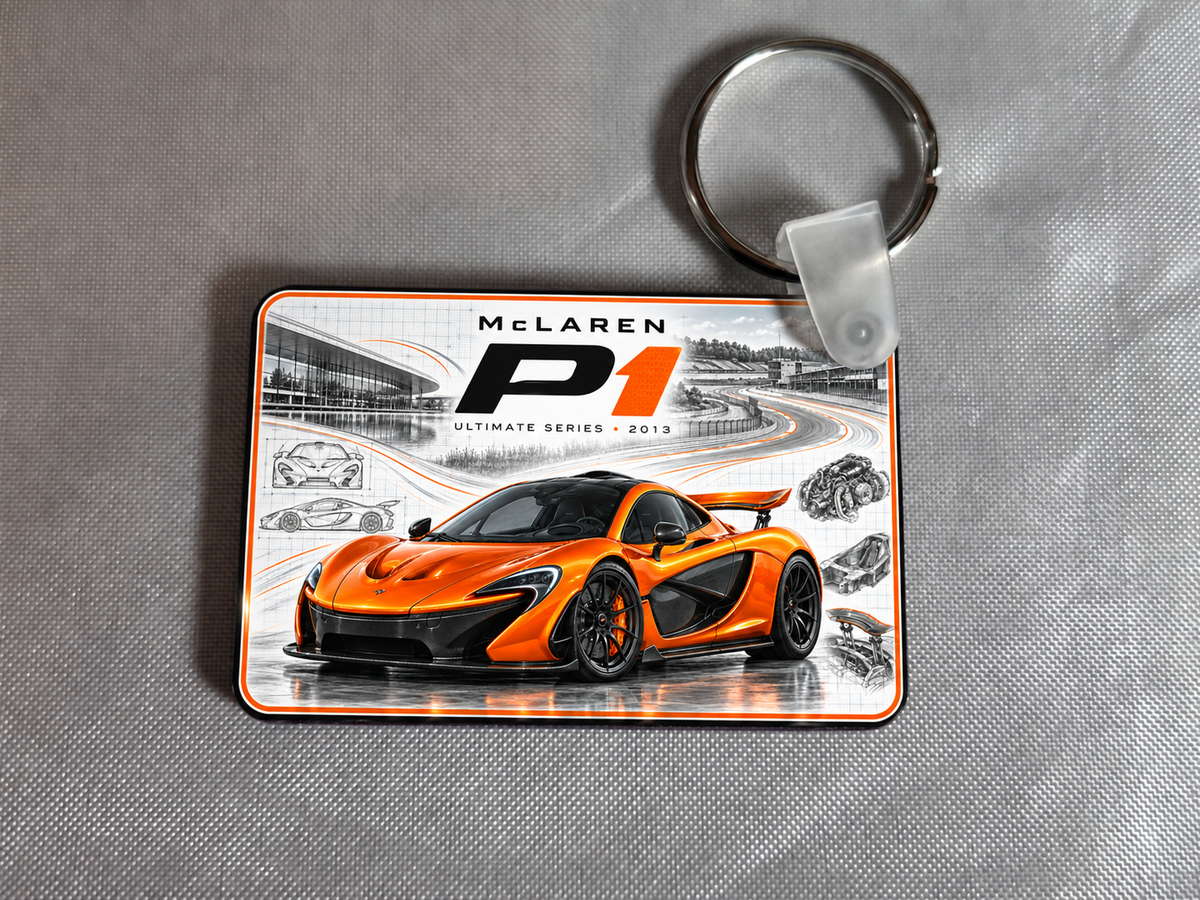 McLaren P1 keyring - 1 key ring