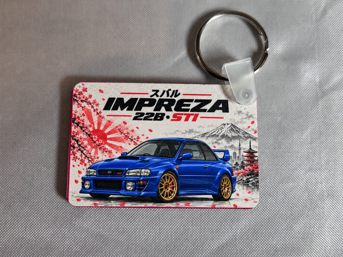 Subaru Impreza 22B keyring