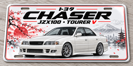 Toyota soarer JZX100 Japanese metal wall sign, glossy Printed show plate
